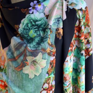 How Does Your Garden Grow? - Polyester Lycra Fabric. 150cm wide How Does Your Garden Grow? - Polyester Lycra Fabric. 150cm wide